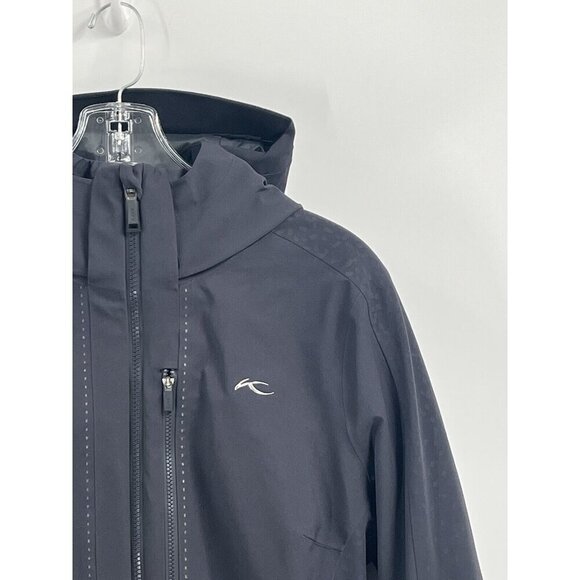 KJUS Evolve Jacket Black Hooded Fast II20 Winter Sz 42 XL Womens Ski Parka - Picture 3 of 7